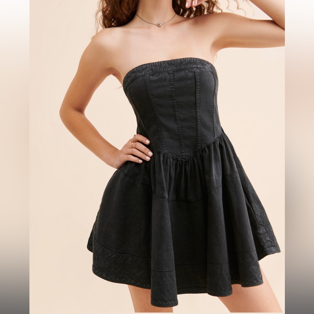 Free people Candace corset mini dress